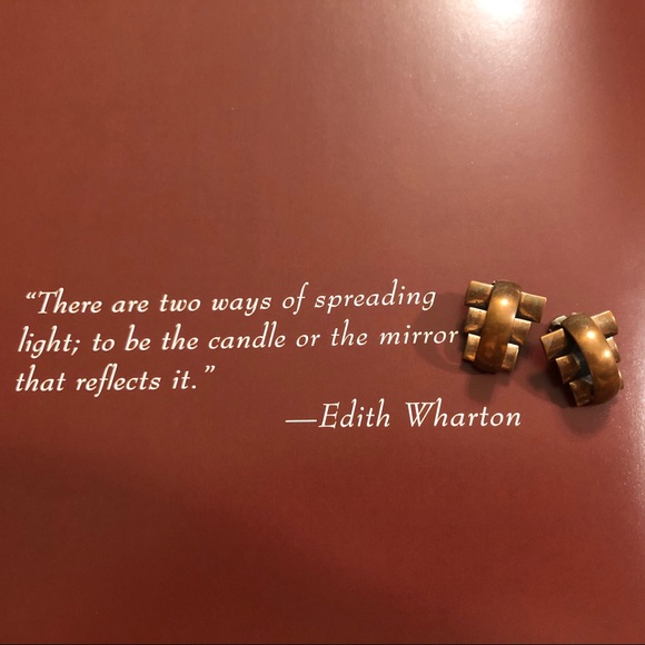 Vintage clip earrings Copper Renoir - Picture 4 of 8